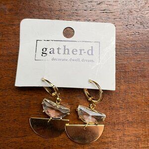 Bundle 3 pairs for $12.  Gather-d Gold Tone Earrings
